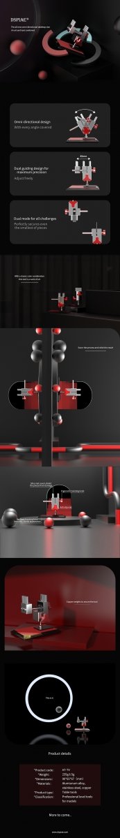 DSPIAE AT-TV OMNI-DIRECTIONAL TABLETOP VISE / Imadło – imagen 5
