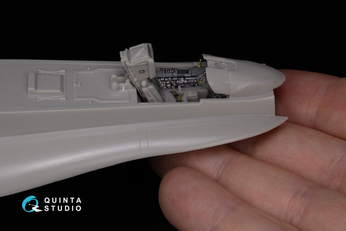 Quinta Studio QD48284 F/A-18A++ 3D-Printed &amp;amp; coloured Interior on decal paper (Hasegawa) 1/48 – immagine 10