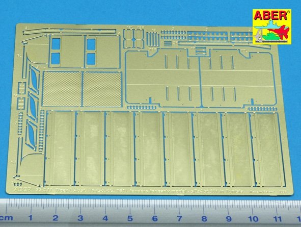 Aber 35A011 Błotniki boczne do Tiger I H1 (Afryka) 1/35 – Bild 2