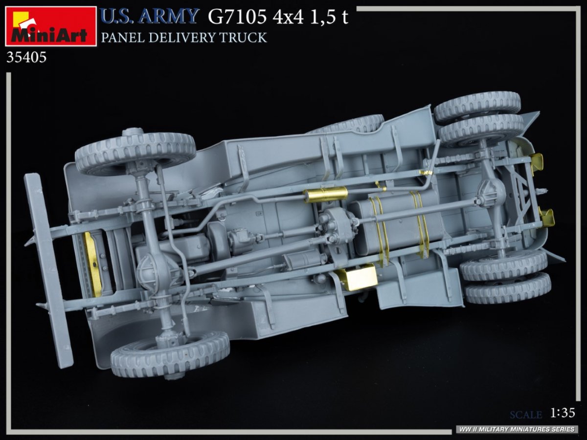 MiniArt 35405 U.S. ARMY G7105 4х4 1,5 t PANEL DELIVERY TRUCK 1/35 – imagen 12