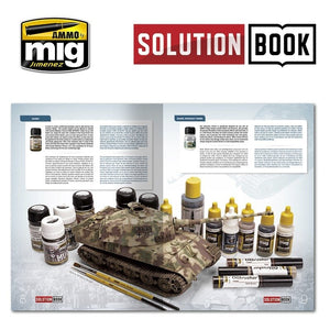 AMMO of Mig Jimenez 6503 SOLUTION BOOK. HOW TO PAINT WWII GERMAN LATE (Multilingual) – immagine 4