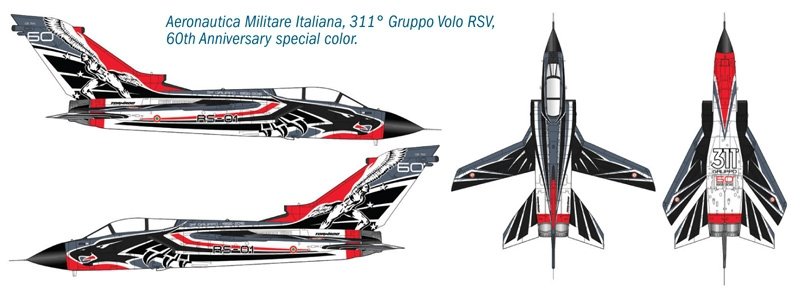 Italeri 2766 TORNADO IDS 60 ANNIV. 311 GV RS 1/48 – imagen 3