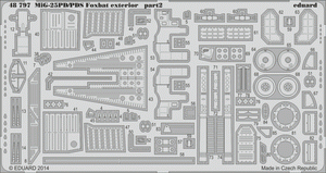 Eduard 48797 MiG-25PD/ PDS Foxbat extérieur KITTY HAWK 1/48 – image 2