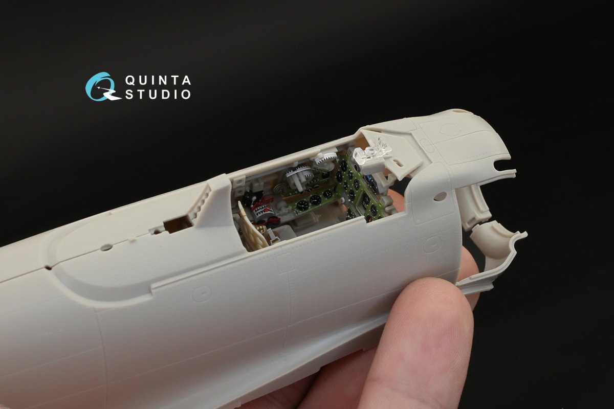 Quinta Studio QD32026 A6M5 (Mitsubishi prod.) 3D-Printed &amp;amp; coloured Interior on decal paper (for Tamiya kit) 1/32 – Bild 6