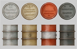 MiniArt 35597 GERMAN 200L FUEL DRUMS WW2 1/35 – immagine 4