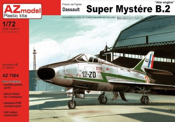 AZmodel AZ7564 Dassault Super Mystere B2 1/72