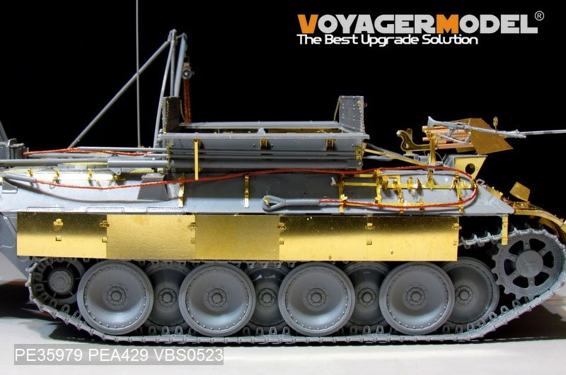 Voyager Model PE35979 WWII German Bergepanther Ausf.A (Early type,Panther A tool holders) Basic For TAKOM 2101 1/35 – imagen 14