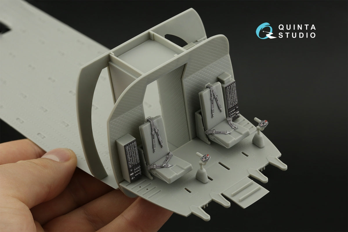 Quinta Studio QD35124 CH-47D 3D-Printed colored Interior on decal paper (Trumpeter) 1/35 – image 10