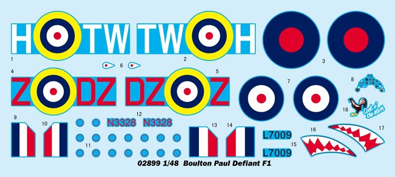 Trumpeter 02899 Boulton Paul Defiant F1 1/48 – imagen 4