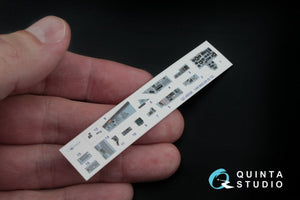Quinta Studio QD48008 MiG-29 (9-12) 3D-Printed &amp;amp; coloured Interior on decal paper (for GWH kits) 1/48 – Bild 5