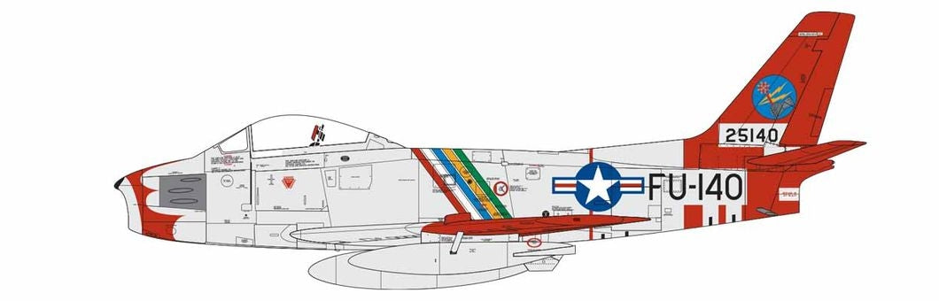 Airfix 08111 North American F-86F Sabre 1/48 – imagen 8