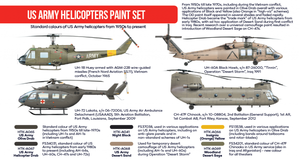 Hataka HTK-AS19 US Army Helicopters Paint Set (6x17ml) – zdjęcie 2