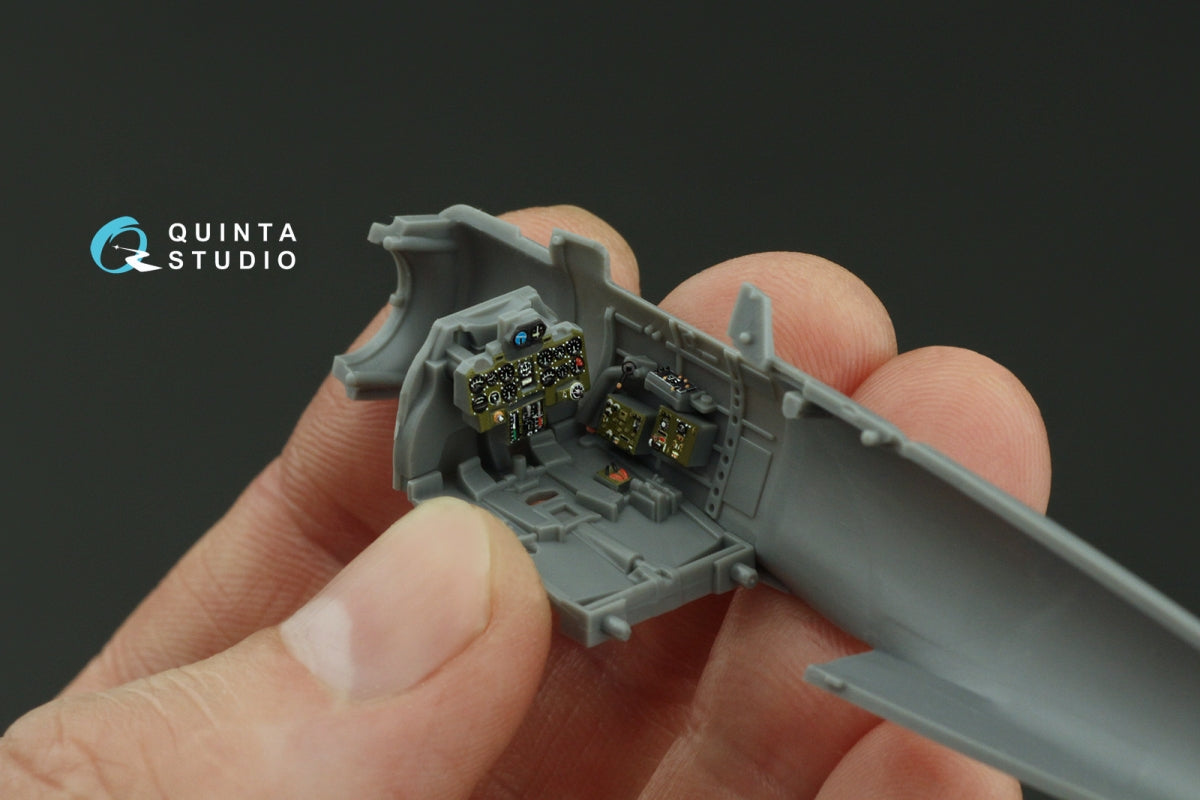 Quinta Studio QD72162 A6M2 Zero (Mitsubishi Prod.) 3D-Printed colored Interior on decal paper (Tamiya) 1/72 – image 10
