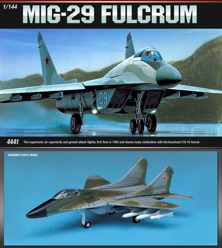 Academy 12615 M-29 FULCRUM 1/144 – imagen 3