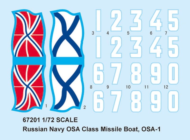 I Love Kit 67201 Russian OSA Class Missile Boat OSA1 1/72 – immagine 5