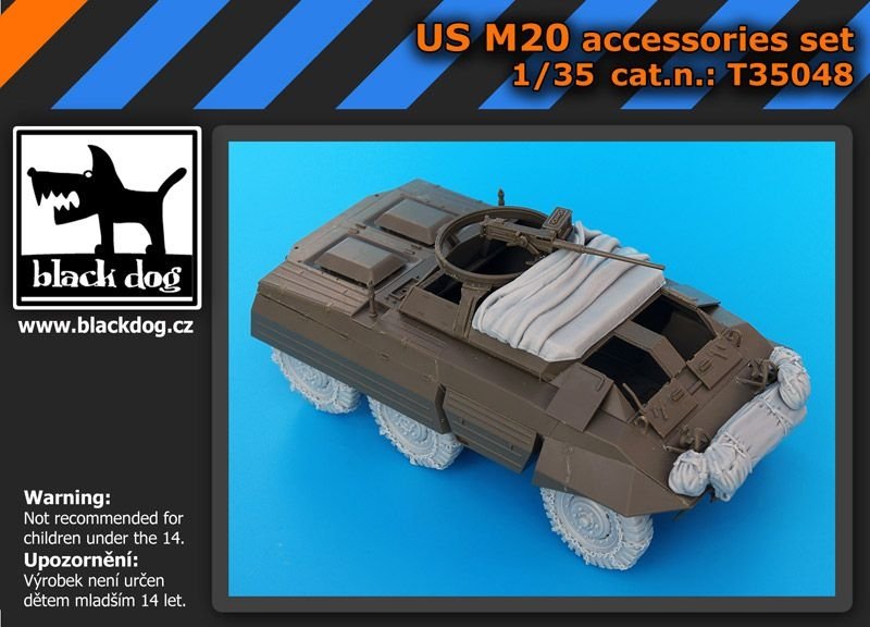 Ensemble d'accessoires Black Dog T35048 US M 20 au 1/35