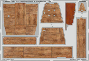 Eduard 491466 B-17F wooden floors ammo boxes EDUARD 1/48 – imagen 2