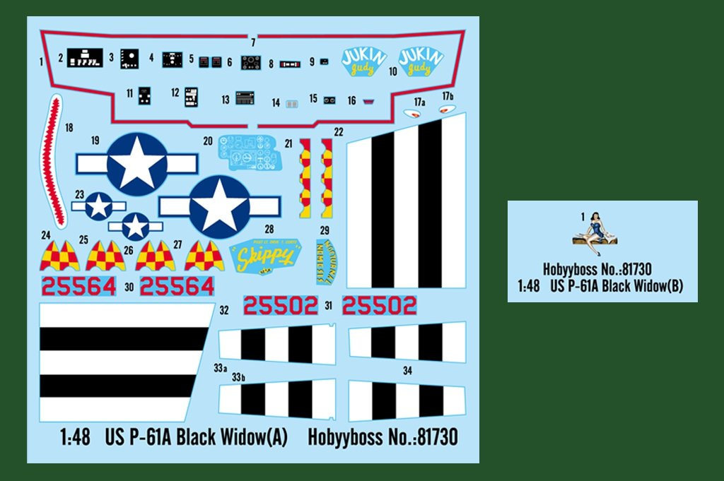 Hobby Boss 81730 P-61A Black Widow 1/48 – imagen 3