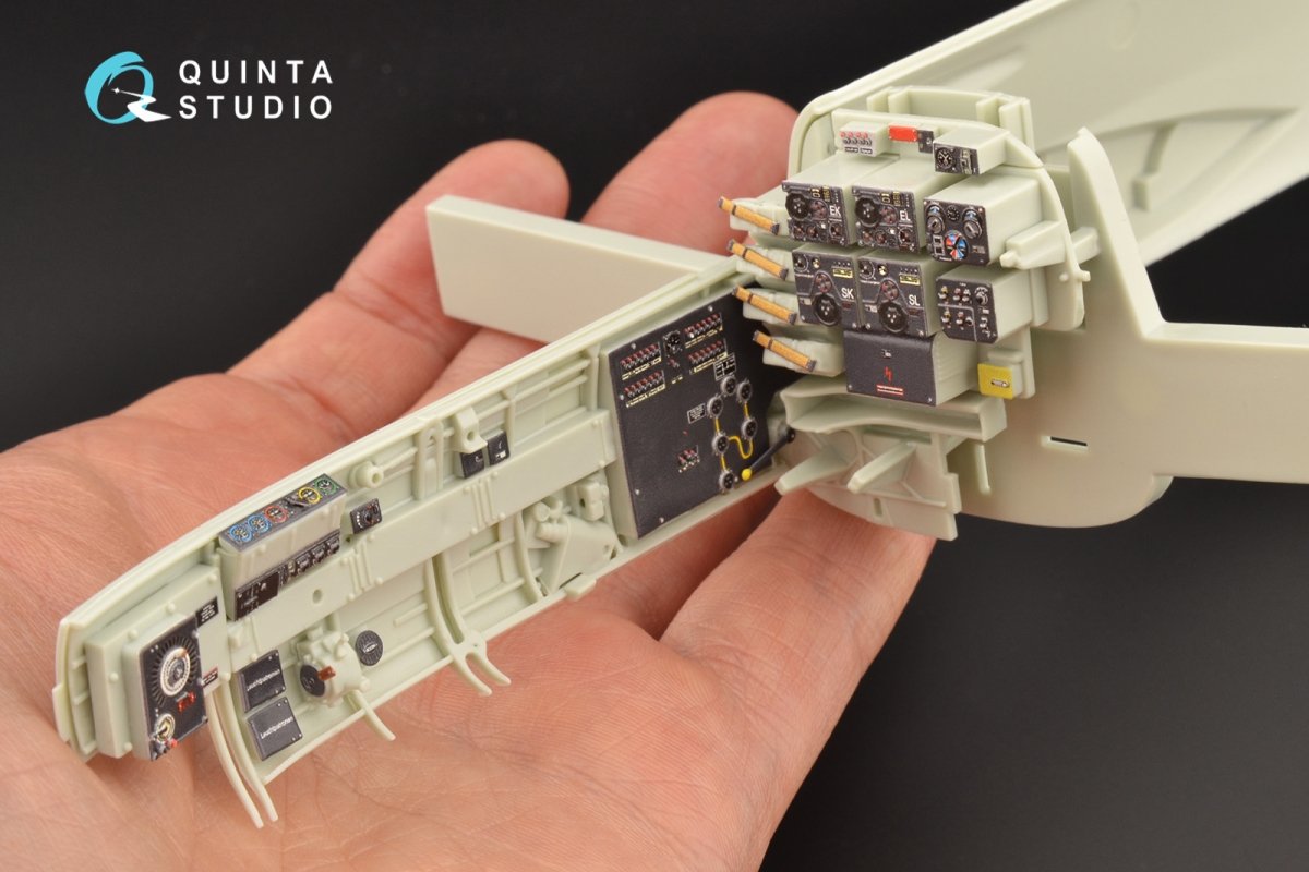 Quinta Studio QD32084 Ju 88A-1 3D-Printed &amp;amp; coloured Interior on decal paper ( Revell ) 1/32 – Bild 3