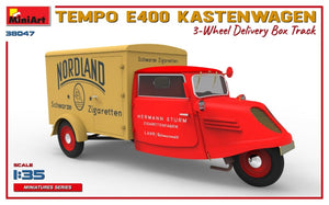 MiniArt 38047 TEMPO E400 KASTENWAGEN CAMION DE LIVRAISON À 3 ROUES SUR VOIE 1/35  – image 5