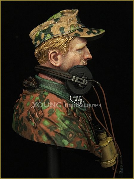 Young Miniatures YM1851 German WAFFEN SS Panzer Officer WWII 1/10 – imagen 6