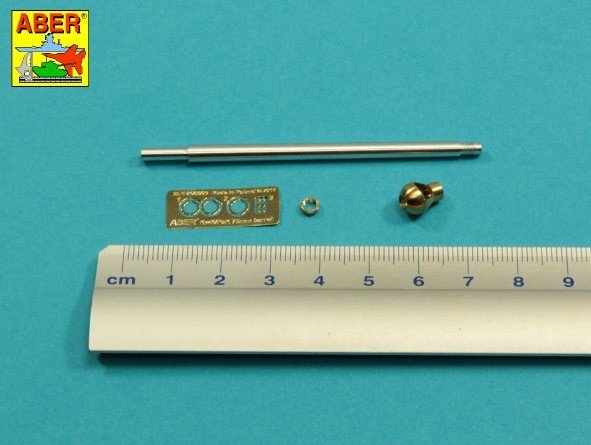 Aber 35L-322 Barrel with single-chamber muzzle brake KwK40L/43 for German Panzer IV Ausf.G tanks - early 1/35 – image 2