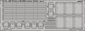 Eduard 36246 IDF Merkava Mk. IIID armour shields 1/35 Meng – imagen 2