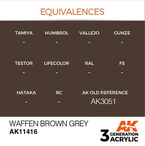 AK Interactive AK11416 Waffen Brown Gray 17ml – image 3