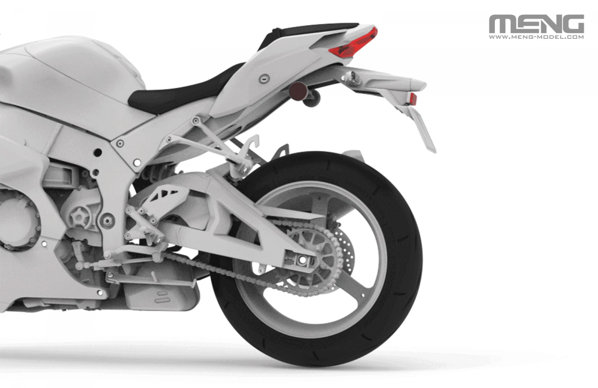 Meng Model MT-007 Kawasaki Ninja ZX-10R 1/9 – imagen 8