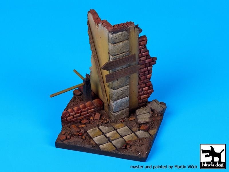 Black Dog D35057 House corner N°2 base 1/35 – imagen 4