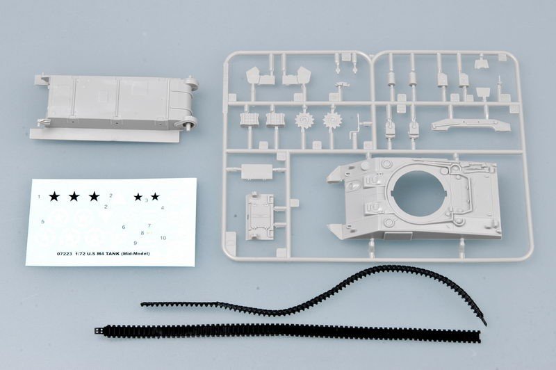 Trumpeter 07223 M4(Mid) TANK 1/72 – imagen 8
