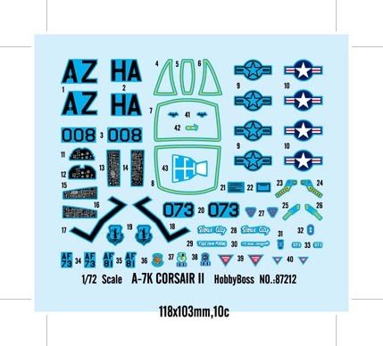 Hobby Boss 87212 A-7K CORSAIR II 1/72 – imagen 2