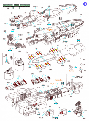 Kit de détail Very Fire VF700009 USS Missouri BB-63 pour maquette VeryFire au 1/700 – image 7