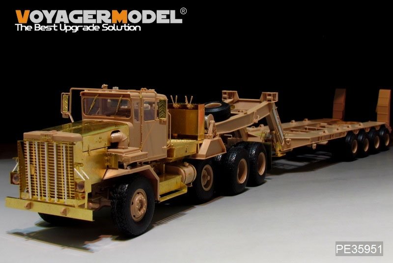 Voyager Model PE35951 Modern US Army M911 C-HET &amp;amp;M747 Heavy Equipment Semi-Trailer For MENG SS-013 1/35 – immagine 2