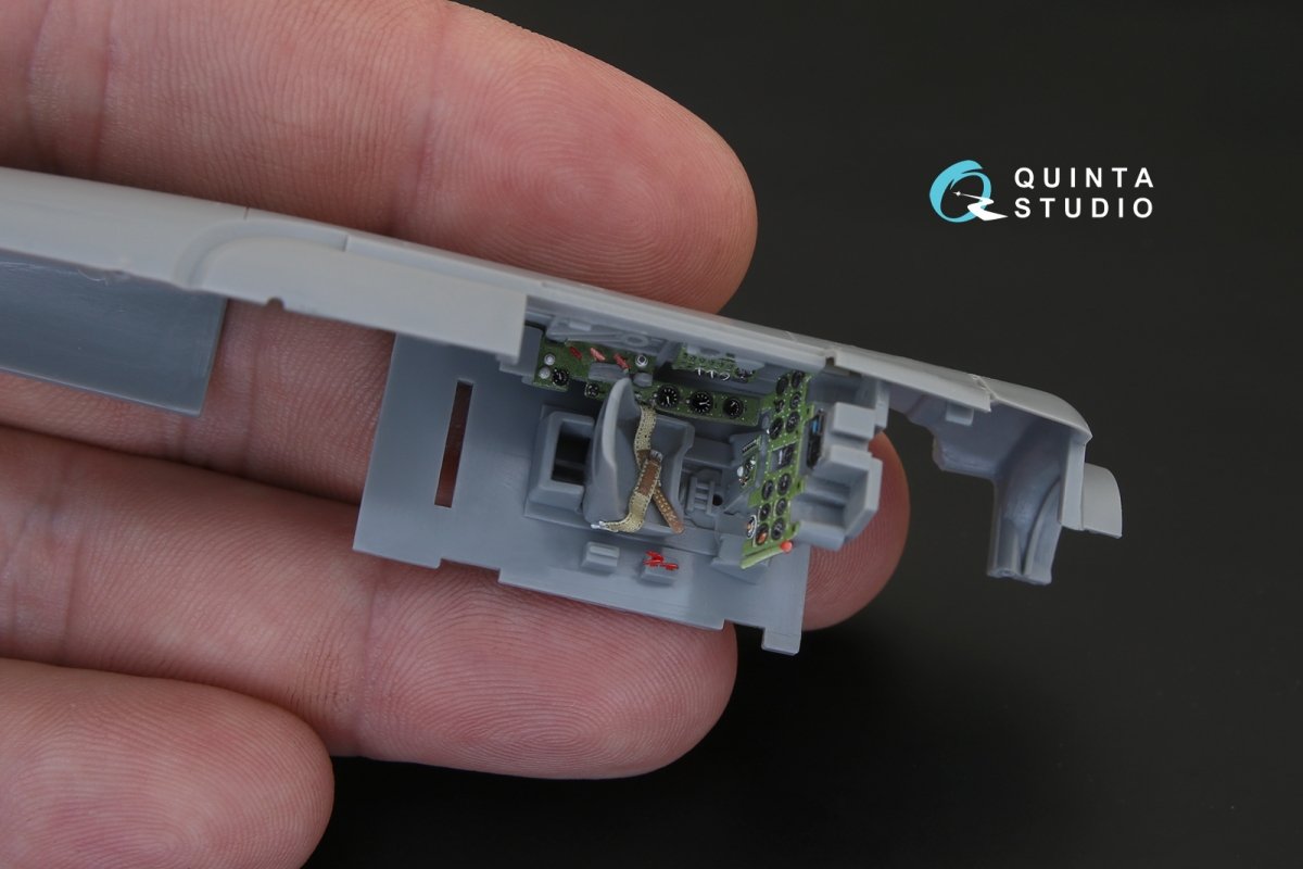 Quinta Studio QD48102 A6M2 3D-Printed &amp;amp; coloured Interior on decal paper (for Hasegawa kit) 1/48 – Bild 7