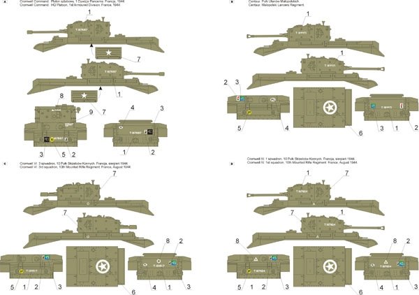 ToRo Model 35D17 - Cromwell &amp;amp; Centaur tanks in Polish service vol.2 1/35 – imagen 2