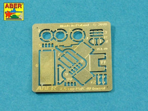 Aber 35L-045N German 75mm Barrel for Pak40 - middle model 1/35 – imagen 5