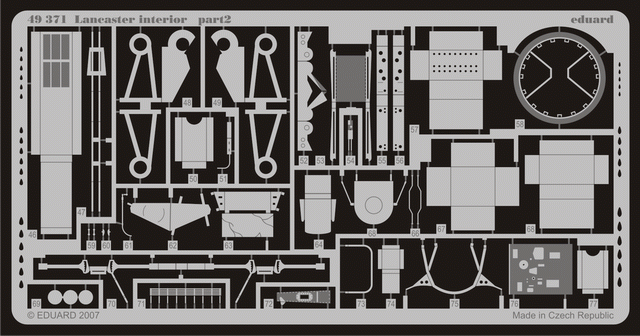 Eduard 49371 Lancaster interior 1/48 Tamiya – immagine 3