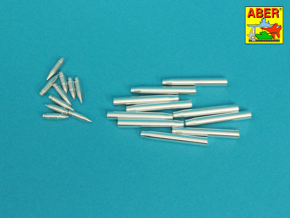 Aber 16079 Set of 7,5cm projectiles x 10 pcs. for German A/T gun PaK 40 1/16 – Bild 4