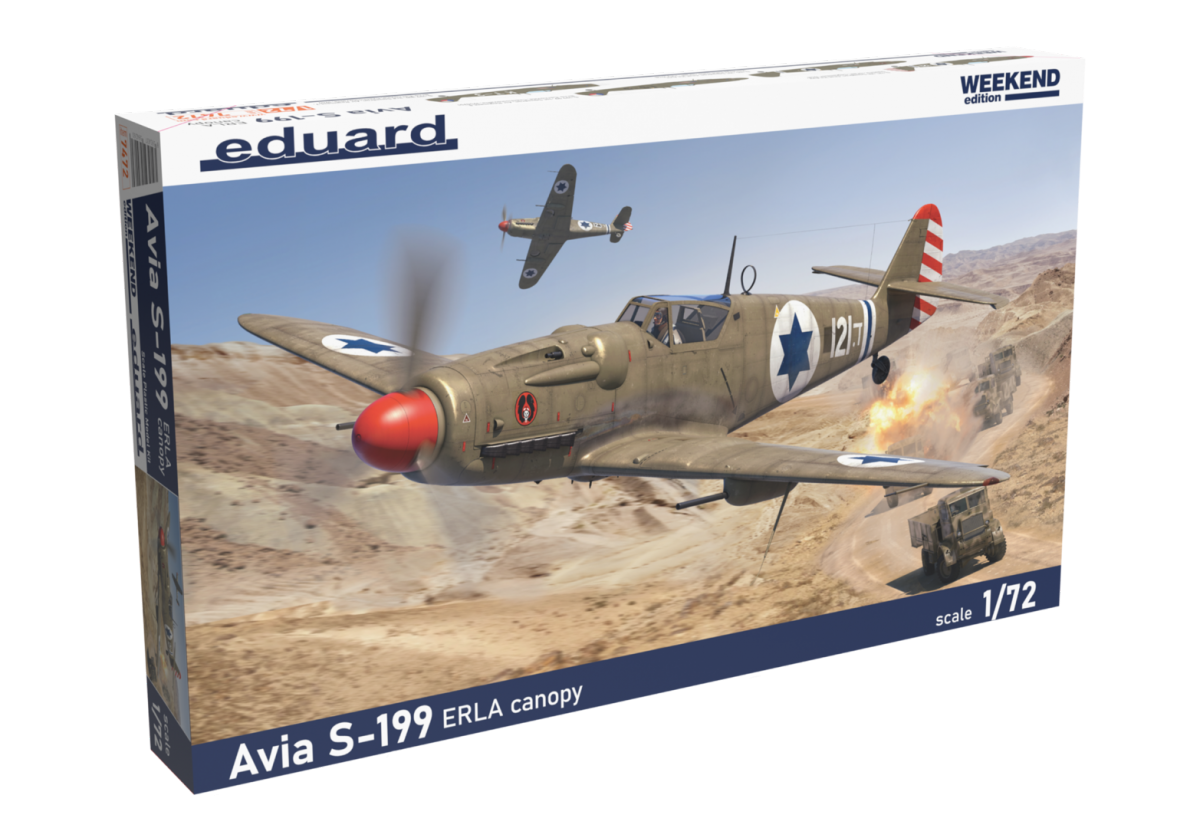 Eduard 7472 Avia S-199 ERLA verrière Édition Week-end 1/72 – image 2
