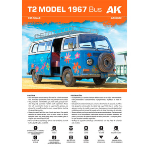 AK Interactive AK35022 T2 MODÈLE 1967 BUS 1/35 – image 10