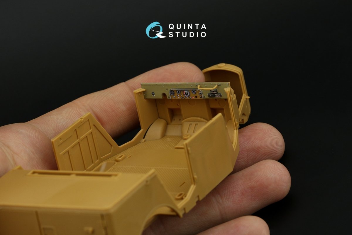Quinta Studio QD35070 Mercedes-Benz L1500A 3D-Printed &amp;amp; coloured Interior on decal paper (ICM) 1/35 – imagen 9