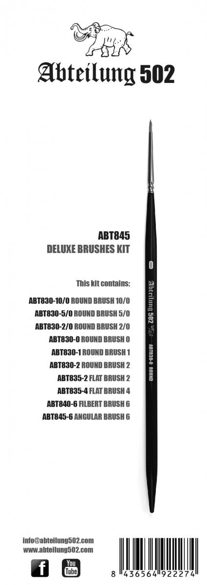 Abteilung 502 ABT845 DELUXE BRUSHES KIT – Bild 2
