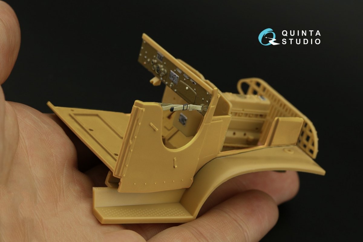 Quinta Studio QD35059 GMC CCKW 352 Open Cab 3D-Printed &amp;amp; coloured Interior on decal paper (HobbyBoss) 1/35 – imagen 5