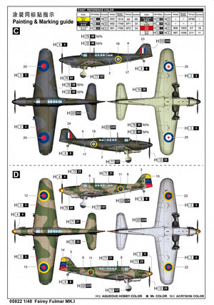 Trumpeter 05822 Fairey Fulmar MK.I 1/48 – Bild 3