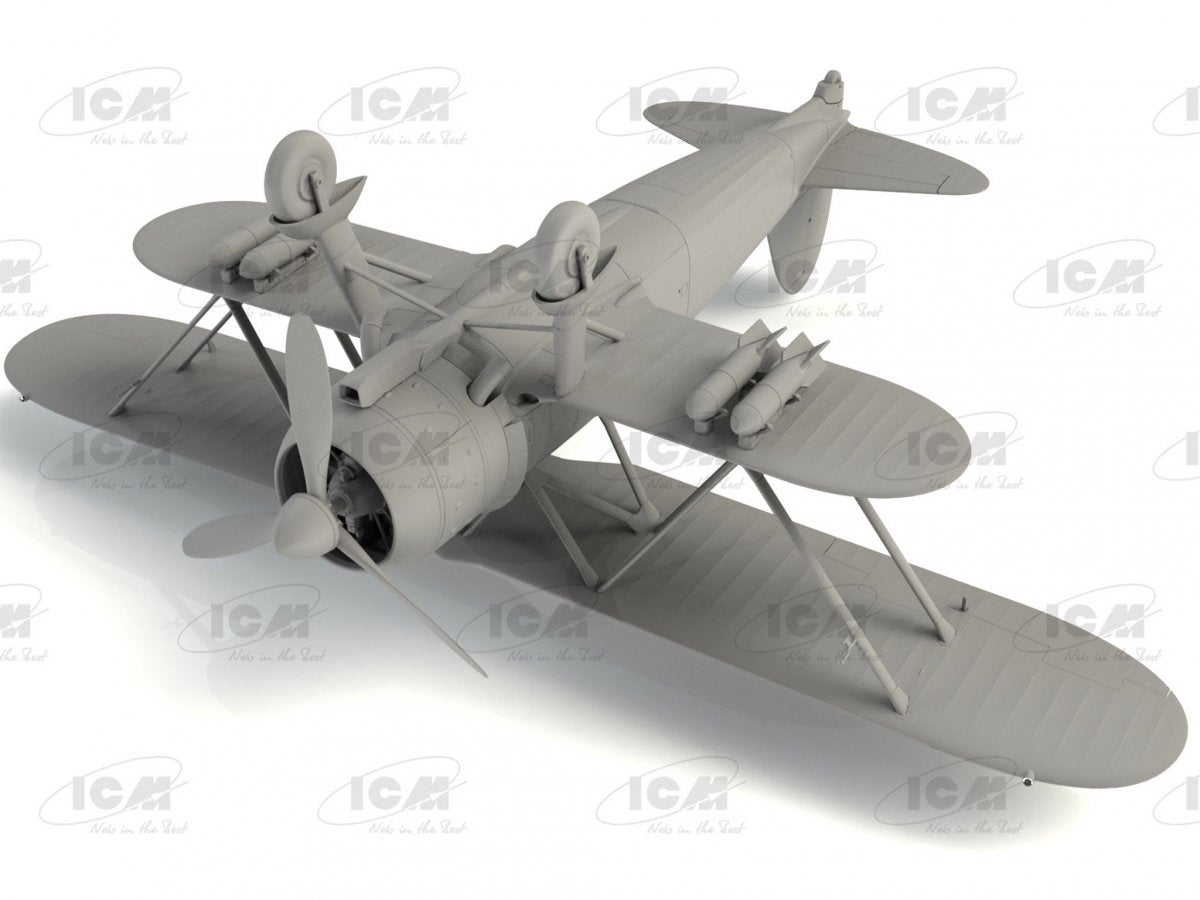 ICM 32025 CR. 42 Falco with Italian Pilots in tropical uniform 1/32 – immagine 7