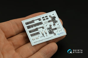 Quinta Studio QD48014 Mitsubishi T-2 3D-Printed coloured Interior on decal paper (Hasegawa) 1/48 – imagen 5