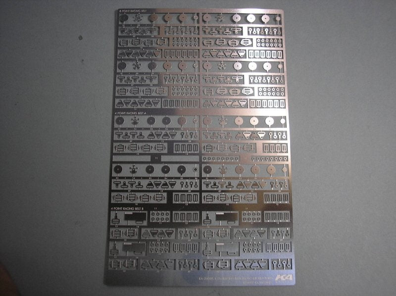 KA Models KA-24005 6&amp;amp;4 Point Racing Seat Belt Set ( pasy bezpieczeństwa ) 1/24 – immagine 2