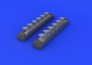 Eduard 648247 Bf 109G exhaust stacks 1/48 EDUARD – imagen 4