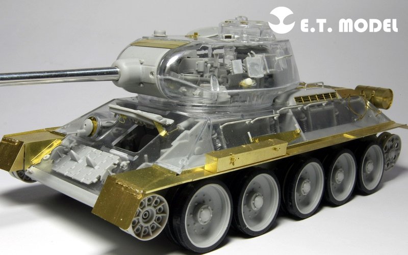 ET Modèle E35-020 T-34/85 soviétique de base de la Seconde Guerre mondiale (Pour AFV CLUB 35S56) (1/35) – image 2